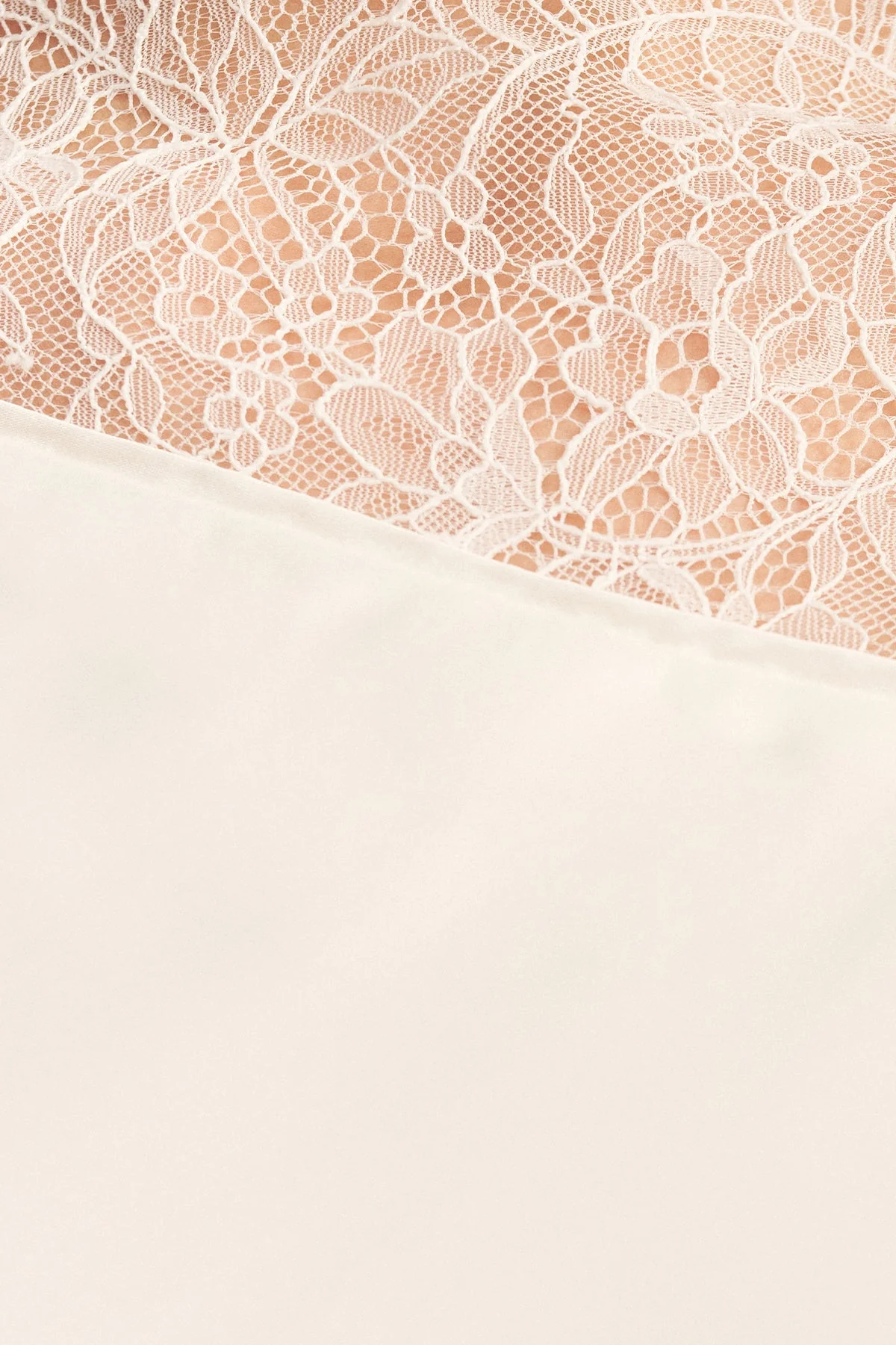 ALLEGRA LACE PANELLED MAXI DRESS - IVORY - Image 7