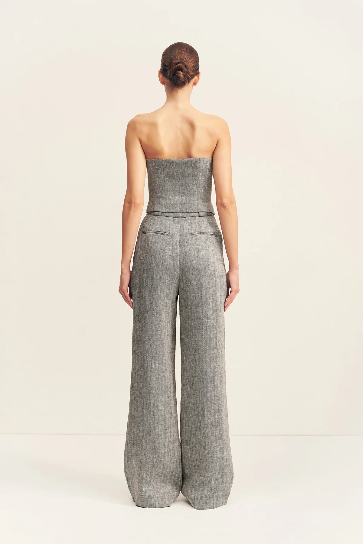 AMANDA BUTTON UP BODICE - ASH - Image 5