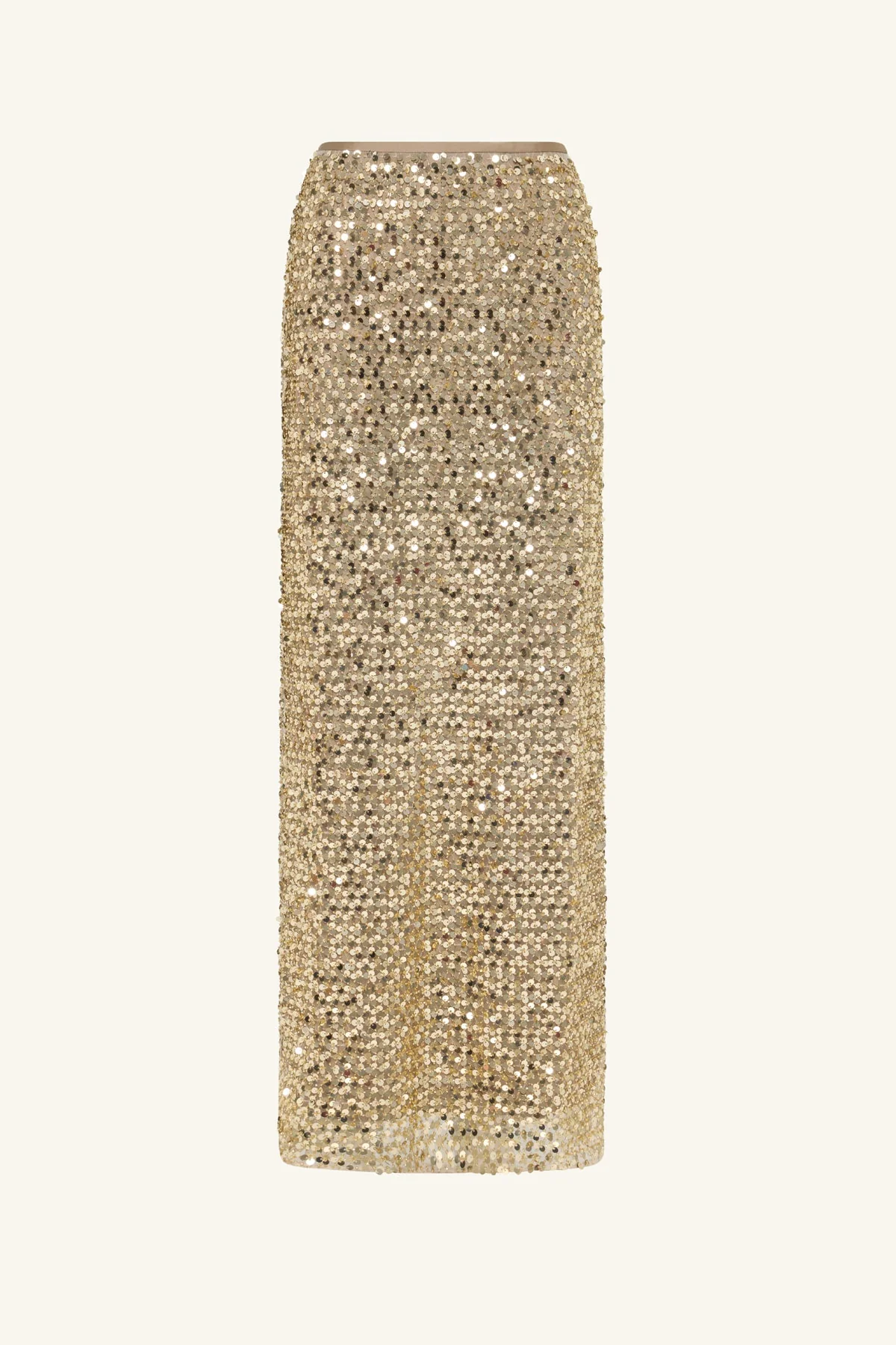 BRIA MAXI SKIRT - GOLD - Image 8