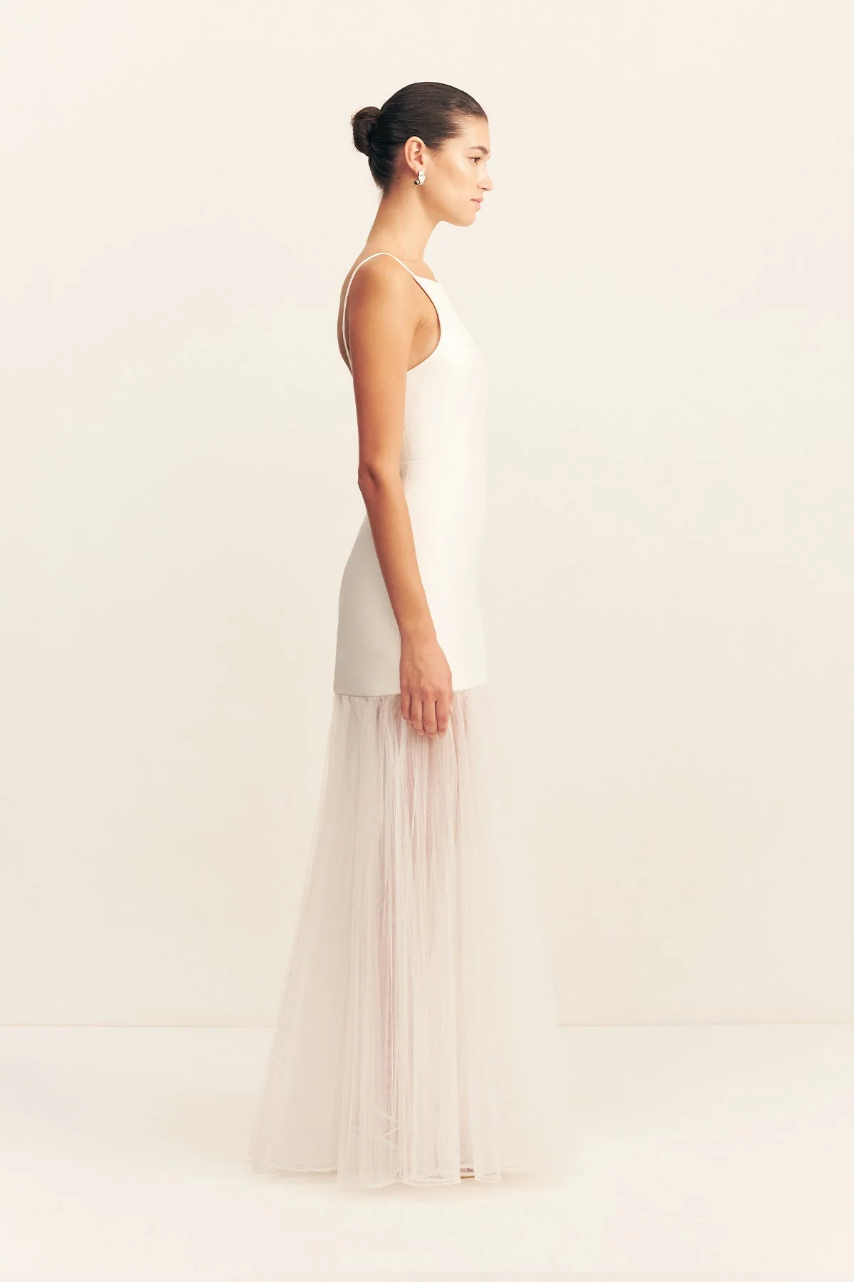 CALCITE CONTRAST SQUARE NECK MAXI DRESS - Image 4