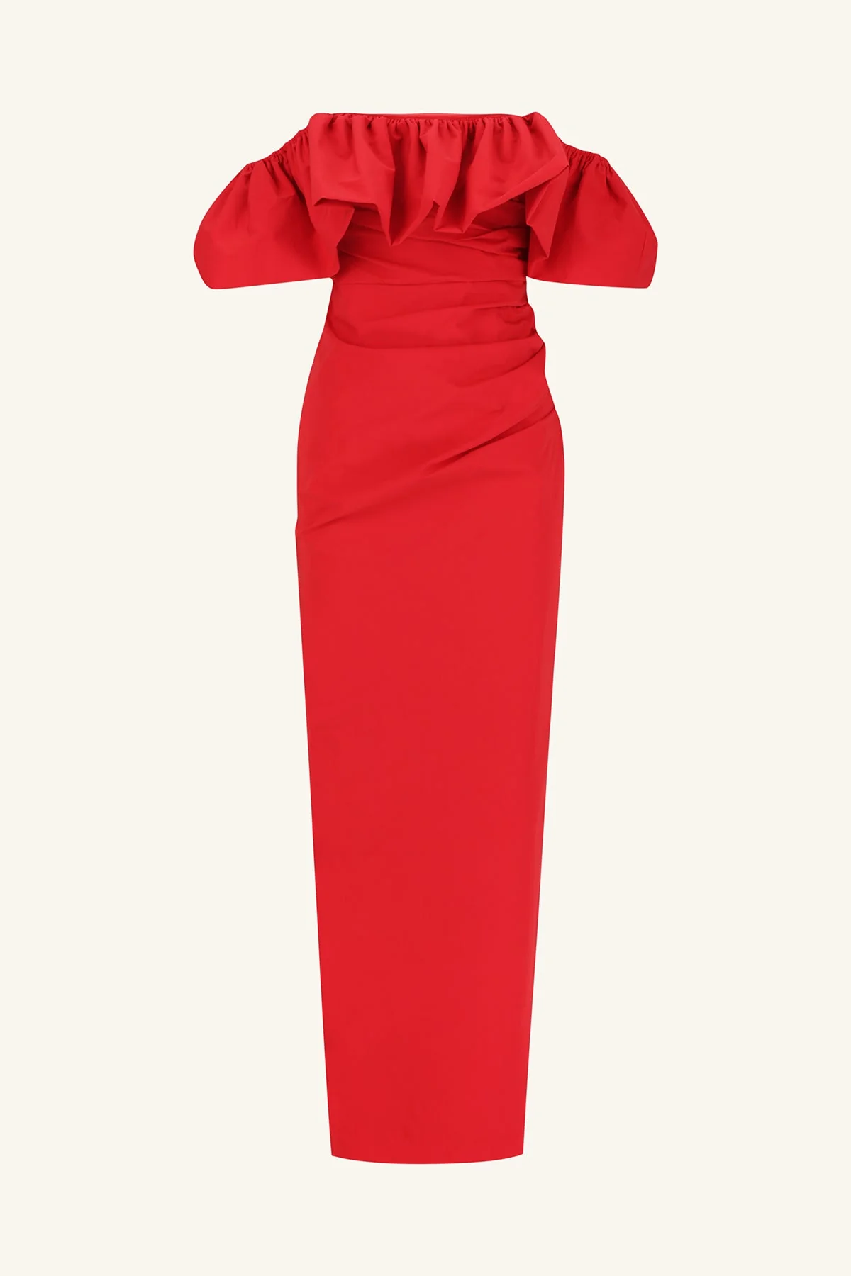 CAMPBELL OFF SHOULDER BUBBLE MAXI DRESS - GOJI - Image 8