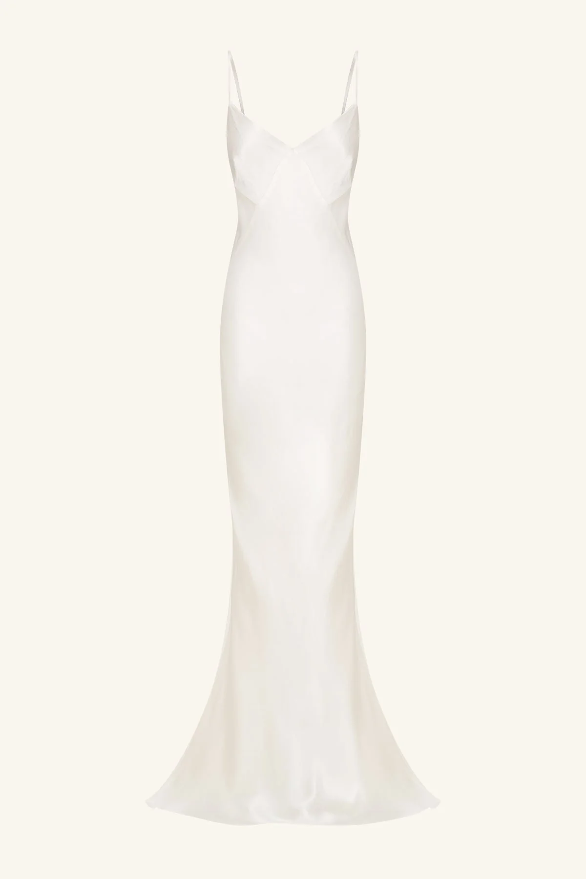 LA LUNE LOW BACK GOWN - WHITE - Image 8