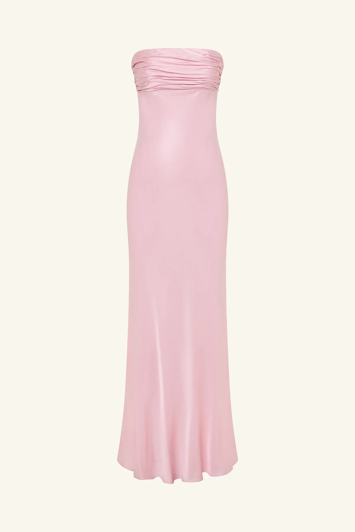 LA LUNE STRAPLESS RUCHED BODICE MAXI DRESS - BLOSSOM - Image 7