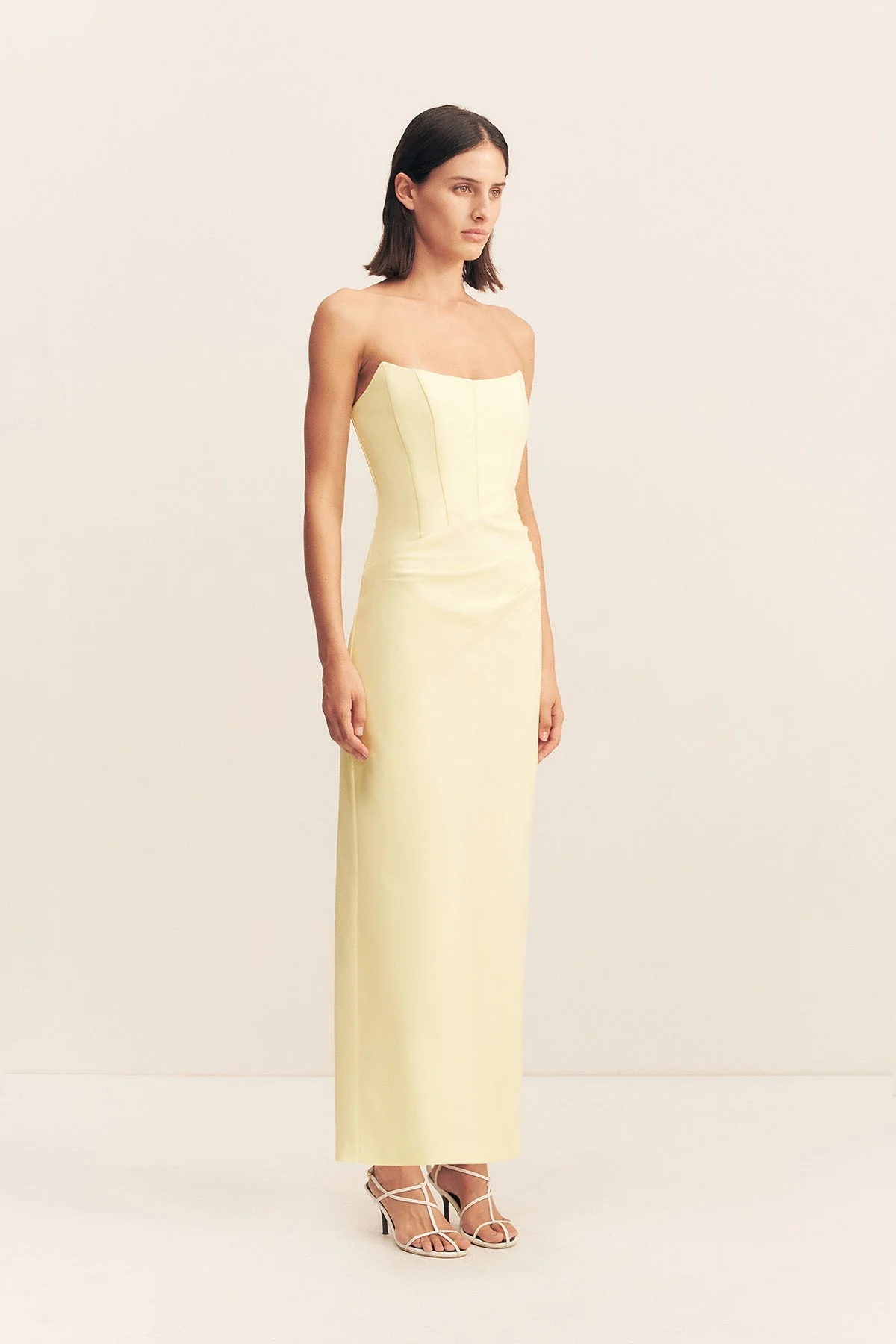 LANI STRAPLESS CORSET MAXI DRESS - SGROPPINO - Image 3