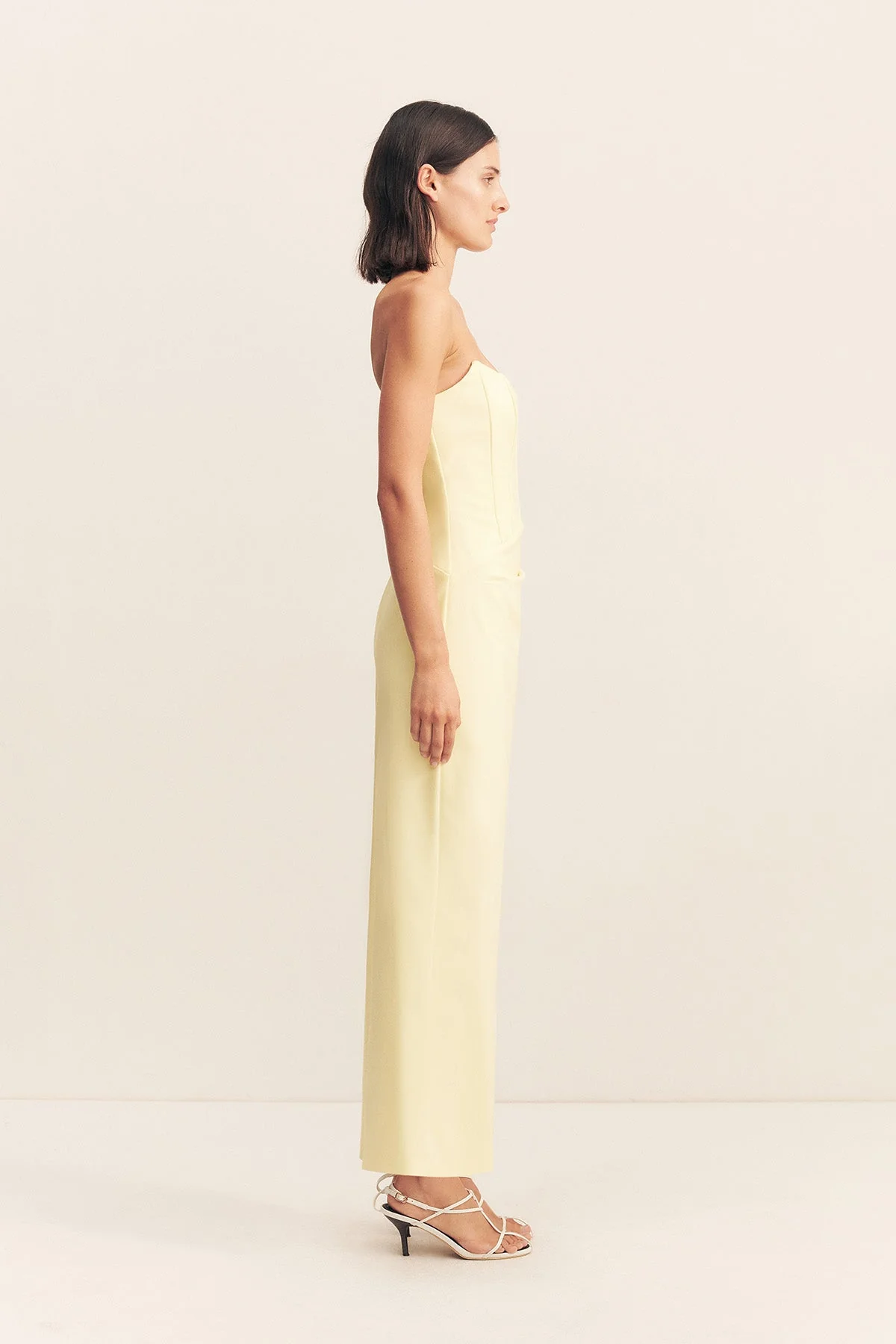 LANI STRAPLESS CORSET MAXI DRESS - SGROPPINO - Image 4