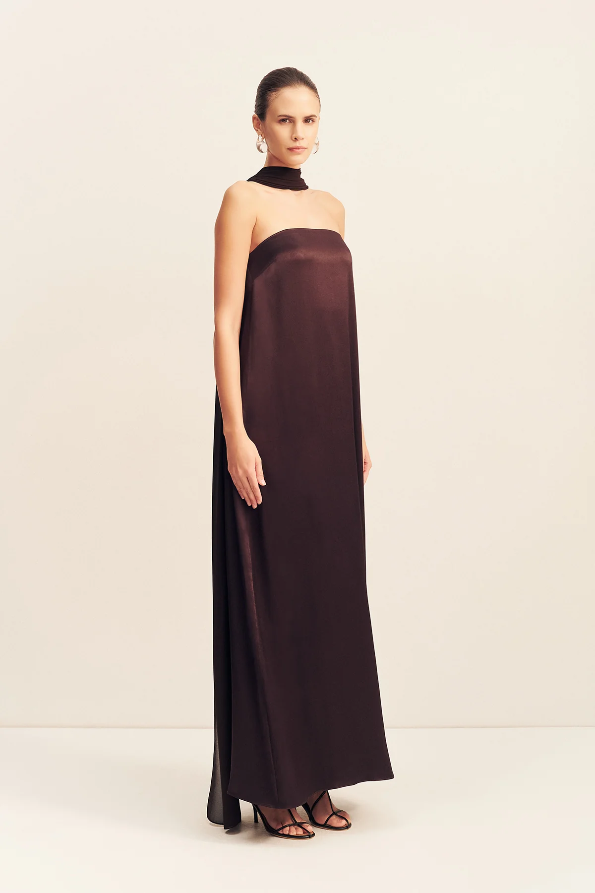 LUCENT SCARF - ESPRESSO - Image 3