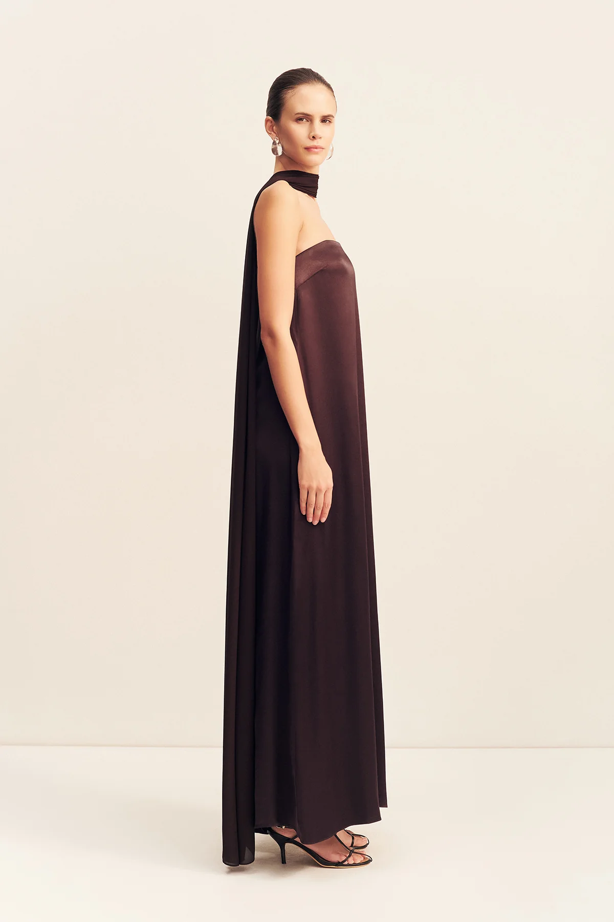 LUCENT SCARF - ESPRESSO - Image 4