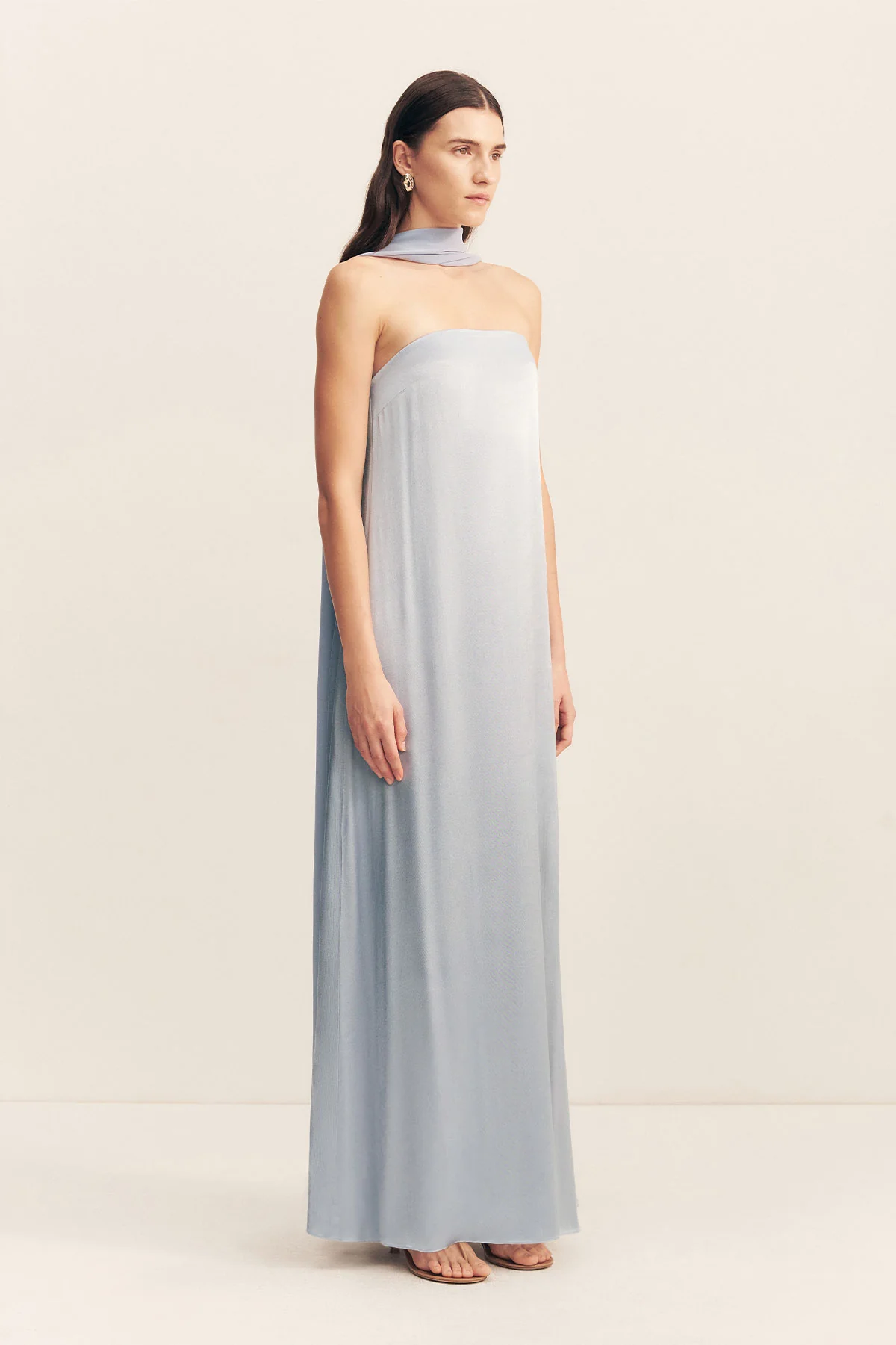LUCENT SCARF - POWDER BLUE - Image 3