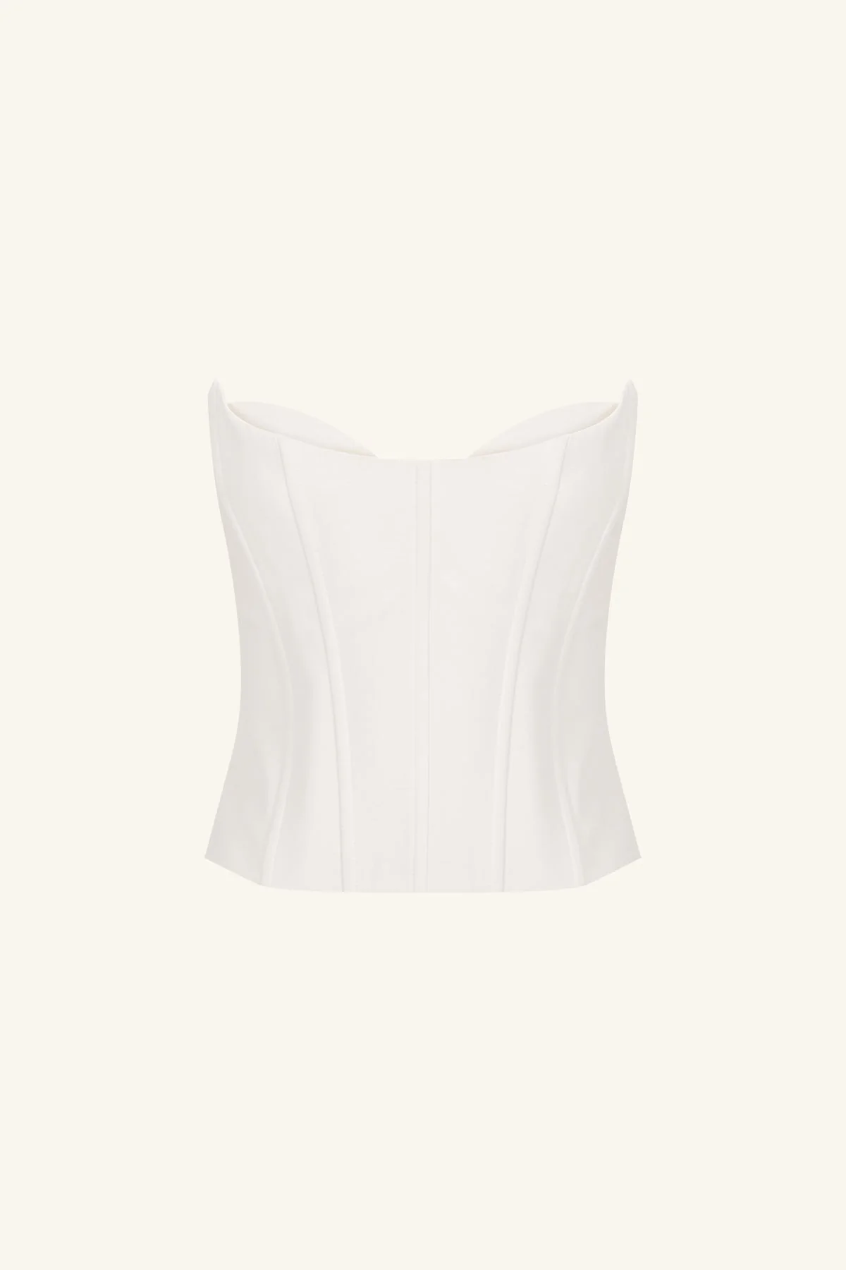 OAKLEY STRAPLESS CORSET - IVORY - Image 13