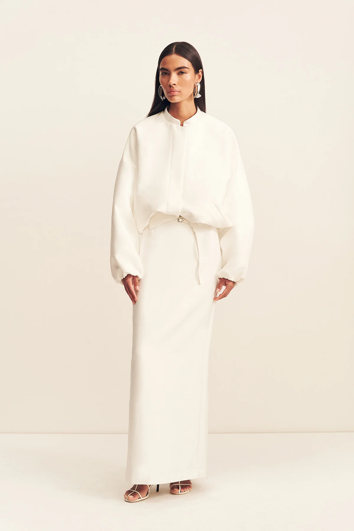 OTIS BOMBER JACKET - IVORY - Image 3
