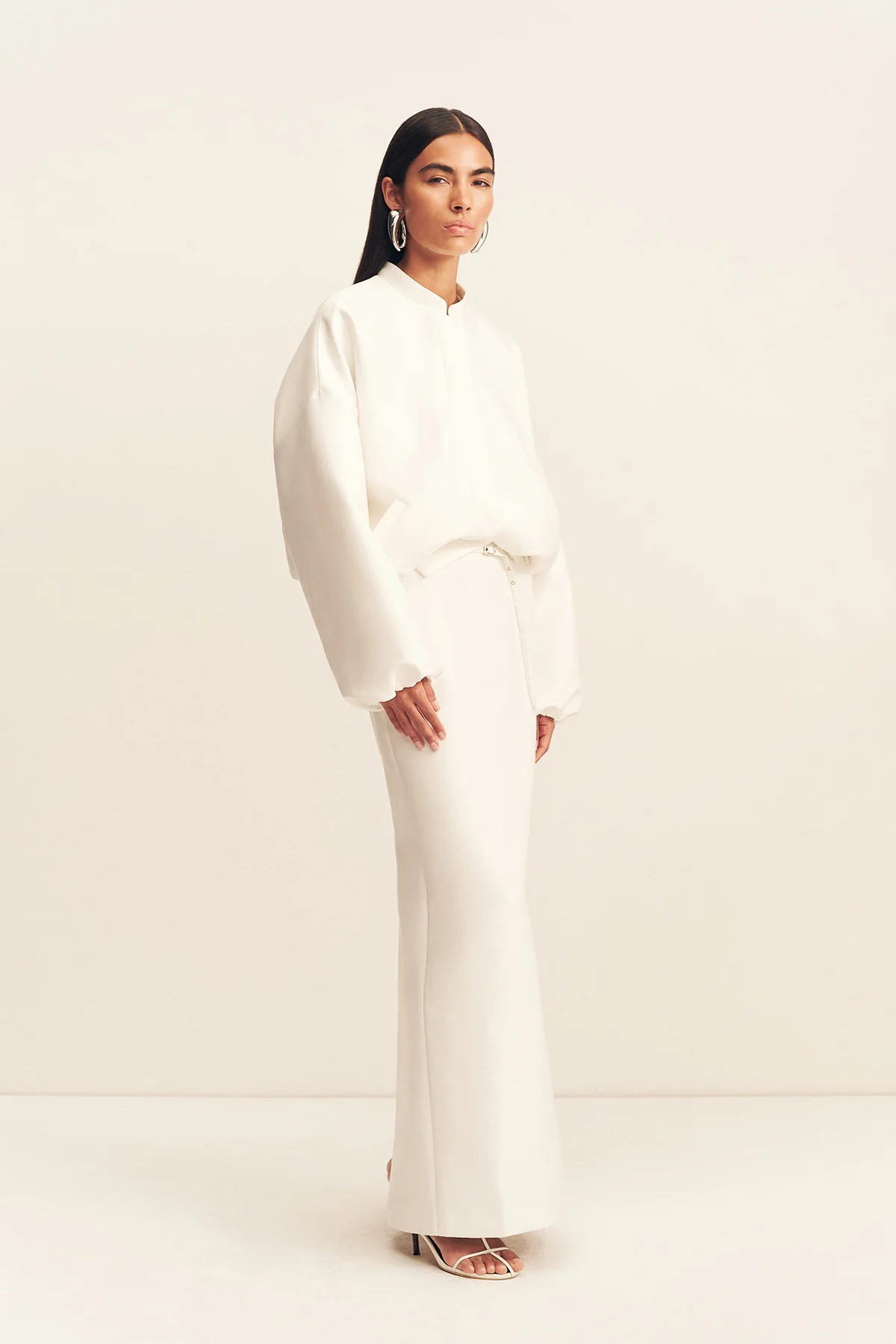 OTIS BOMBER JACKET - IVORY - Image 4
